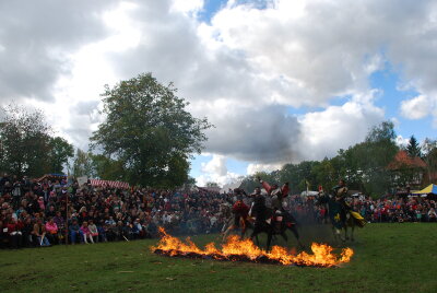 Ritter hoch zu Ross auf der Niederburg Kranichfeld