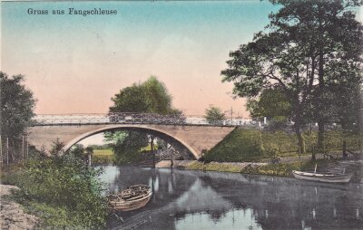 Fangschleuser Brücke um 1915