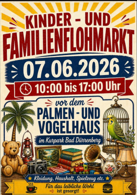 Familienflohmarkt am Palmen und Vogelhaus
