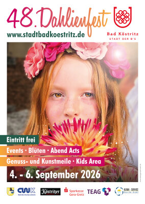 Flyer 48. Dahlienfest in Bad Köstritz