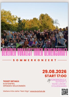 Das Bild zeigt uns nach einem erfolgreichen Chorwochenende aus dem 2025, wo wir viel Spaß in den Proben und bei dem Auftritt hatten. Wir freuen uns immer sehr, wenn wir singen und die Zuschauer begeistern können. (Bild vergr&ouml;&szlig;ern)
