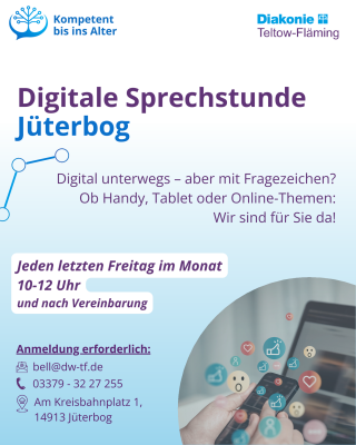 Veranstaltung: Digitale Sprechstunde J&uuml;terbog Fr 31.​07.​2026