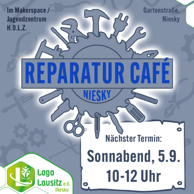 ReparaturCafé im Jugendzentrum H.O.L.Z. am 05.09.2026 (Bild vergr&ouml;&szlig;ern)