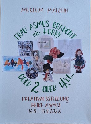 Eigenkreation - Werbeplakat des Ausstellers