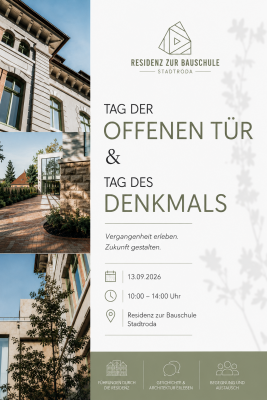 Veranstaltung: Tag des Denkmals und der offenen T&uuml;r So 13.09.2026