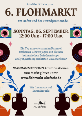Werbeplakat Flohmarkt (Bild vergr&ouml;&szlig;ern)