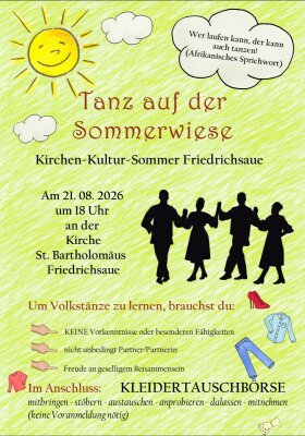Kirchen-Kultur-Sommer Friedrichsaue