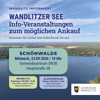 Wandlitzer See von oben(Foto: Matthias Otto) (Bild vergr&ouml;&szlig;ern)