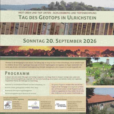 Faltblatt zum Tag des Geotops in Ulrichstein 2026
