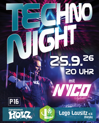 Techno-Night am 25.9.2026 (Bild vergr&ouml;&szlig;ern)