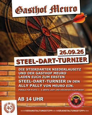 Steel-Dart-Turnier im Gasthof Meuro