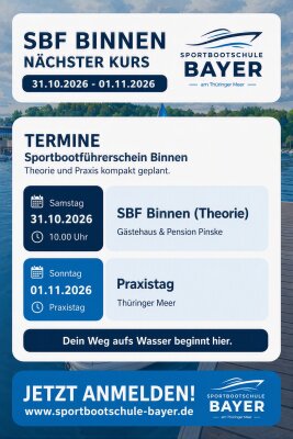 Dein Weg aufs Wasser!