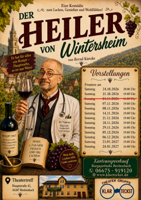 Plakat zum Theaterstück