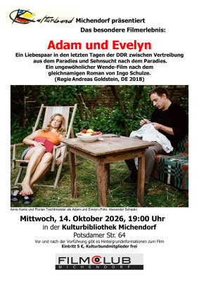 Ankündigung Film "Adam und Evelyn" (Bild vergr&ouml;&szlig;ern)