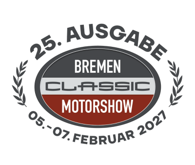 Veranstaltung: Bremen Classic Motorshow 2027: 25 Jahre Leidenschaft 05. – 07.02.2027