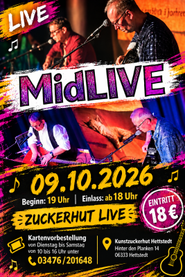 Veranstaltung: MidLIVE Fr 09.​10.​2026