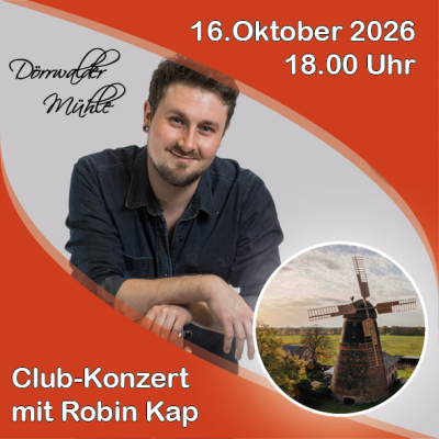 Club-Konzert mit Robin Kap (Bild vergr&ouml;&szlig;ern)