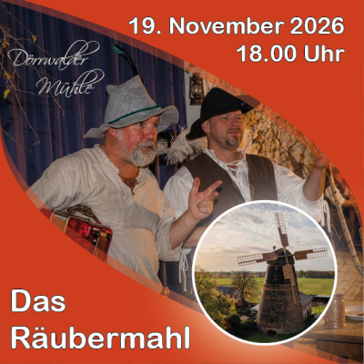Veranstaltung: Das Räubermahl Do 19.​11.​2026