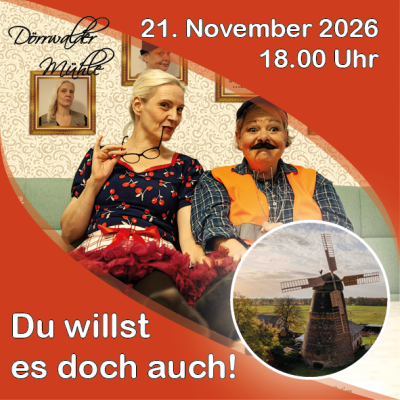Veranstaltung: Du willst es doch auch Sa 21.​11.​2026