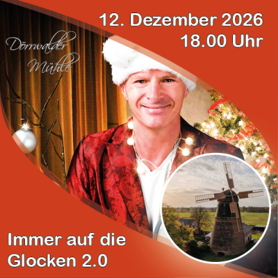 Veranstaltung: Immer auf die Glocken 2.0 Comedy-Weihnachtsprogramm Sa 12.​12.​2026