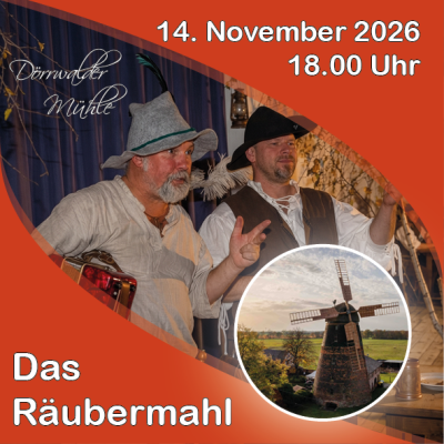 Veranstaltung: Das Räubermahl Sa 14.​11.​2026