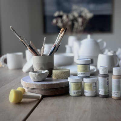 Keramik bemalen bei una Ceramics