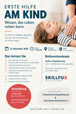 Erste Hilfe am Kind