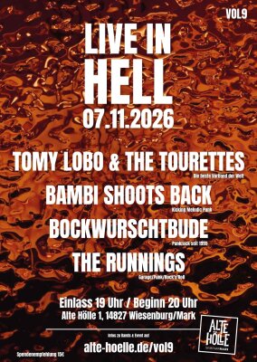 Live in Hell Vol.9 Anzeige (Bild vergr&ouml;&szlig;ern)